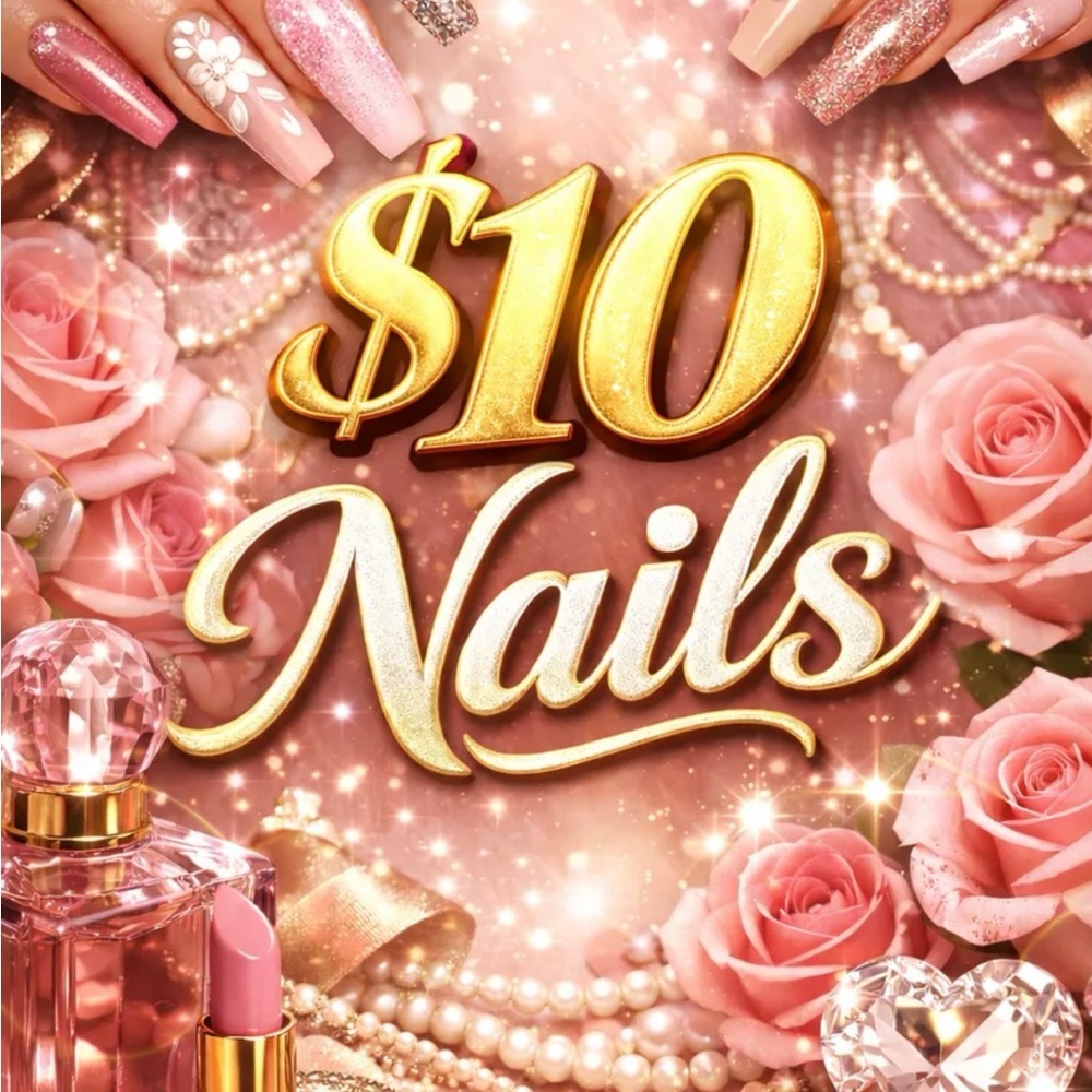 10$ press on